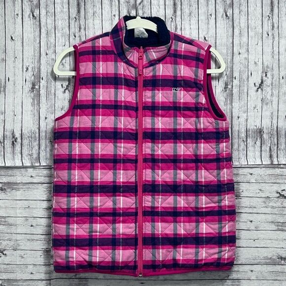 Vineyard Vines Reversible Sherpa Vest - Picture 1 of 10